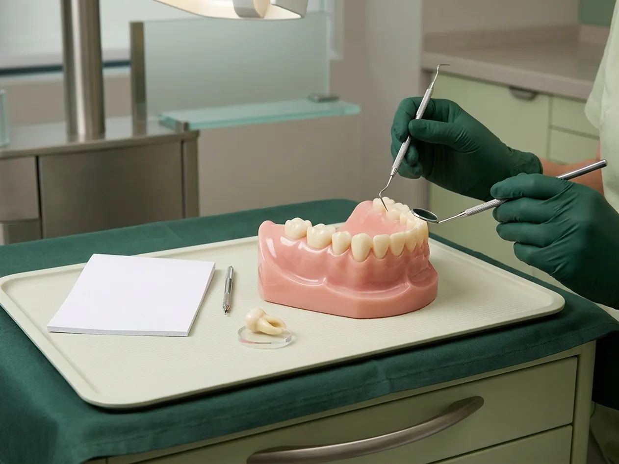 Render clinico del preventivo scritto consegnato dopo la visita