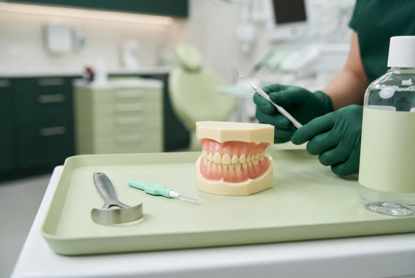 Alitosi a Pisa: la poltrona dell'igienista dentale nello studio di Via Carducci a Ghezzano