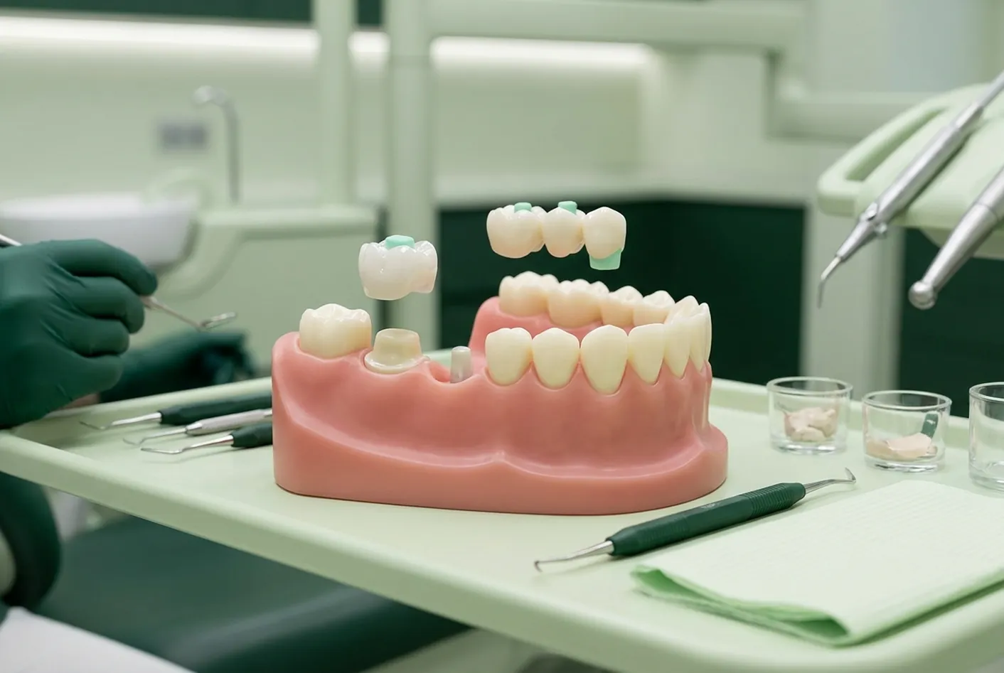 Corona dentale a Pisa: la prova del manufatto nello studio di Via Carducci a Ghezzano