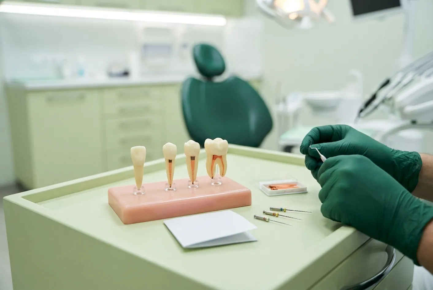 Devitalizzazione costo: la sala con il microscopio operatorio nello studio di Ghezzano, alle porte di Pisa