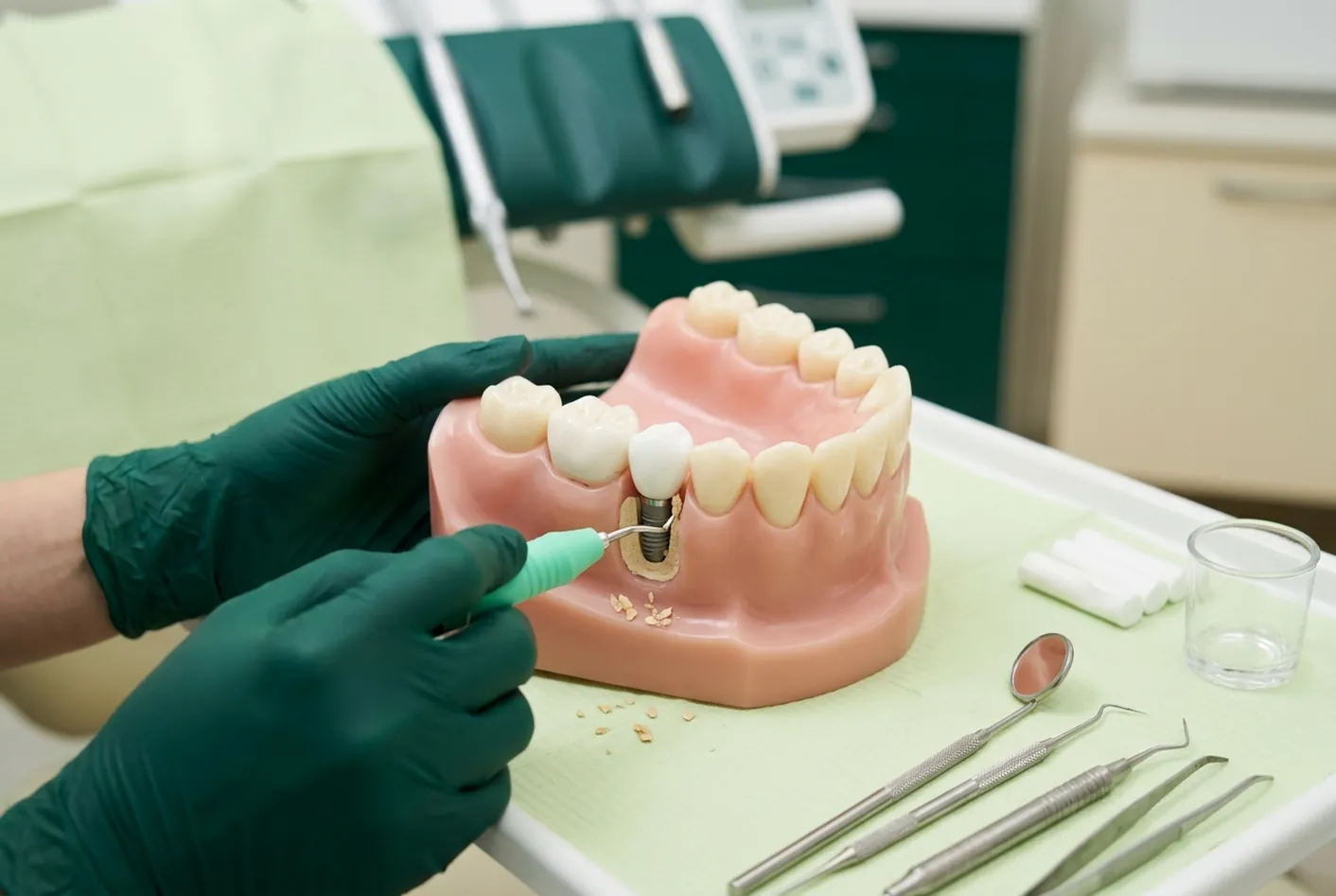 Pulizia impianti dentali a Pisa: gli strumenti per il mantenimento nello studio di Via Carducci
