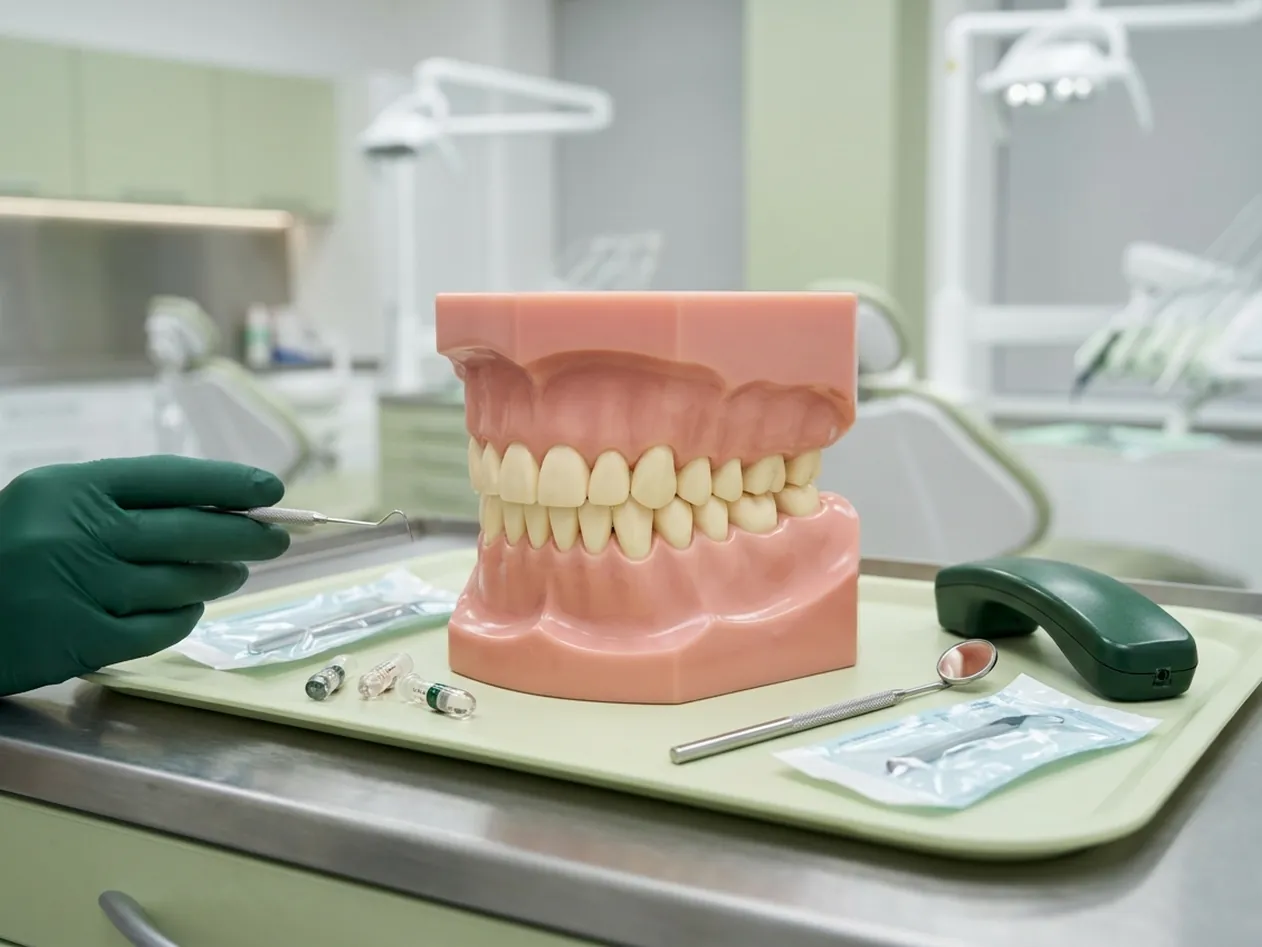 Render clinico delle urgenze: il dente incrinato, la cornetta del telefono e la valigetta