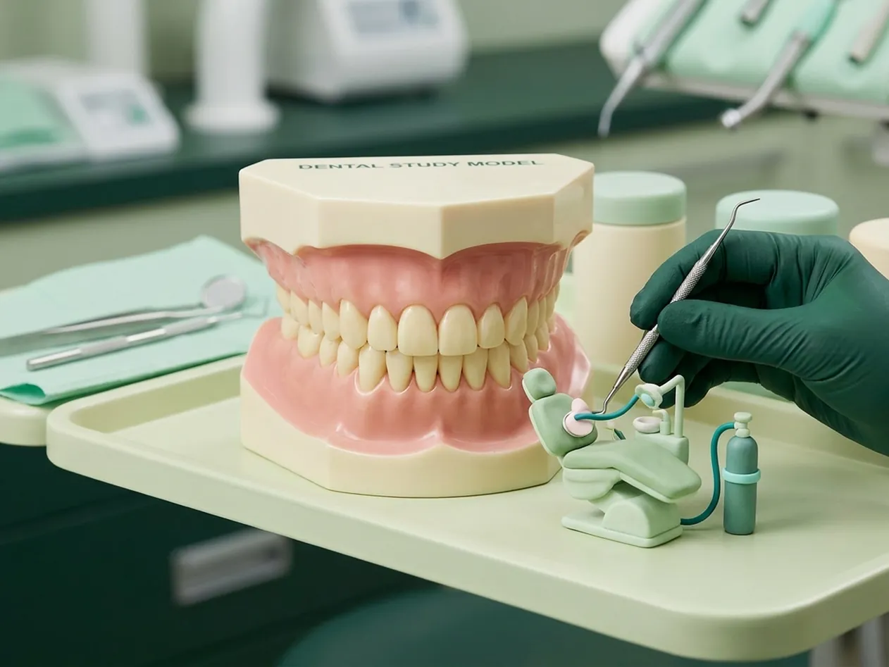 Render clinico della sedazione cosciente: la mascherina nasale e la bombola con il tubo accanto alla poltrona