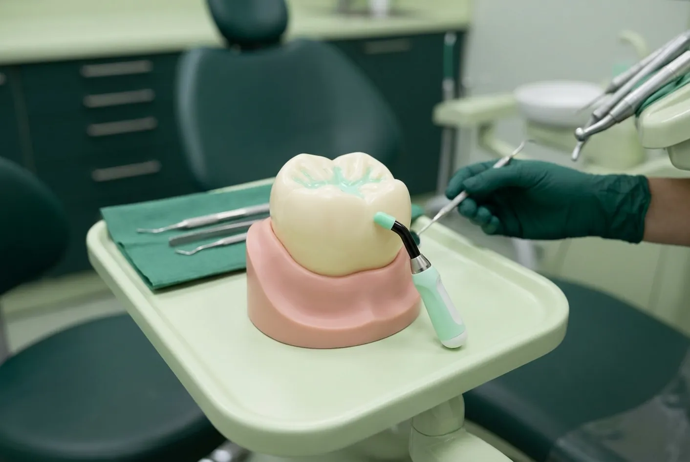 Sigillatura denti a Pisa: la seduta di prevenzione nello studio di Via Carducci a Ghezzano